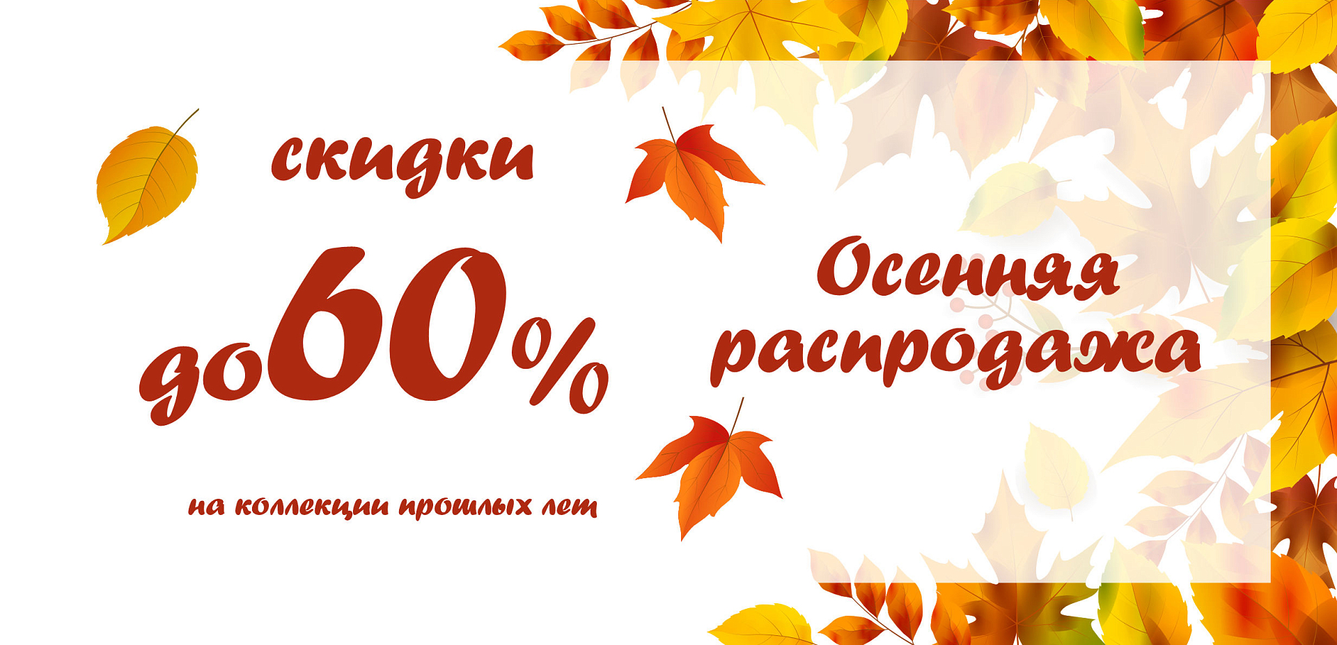 Распродажа 2025 скидка 60%