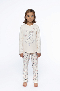 Пижама для дев.(фуфайка+брюки пиж.)