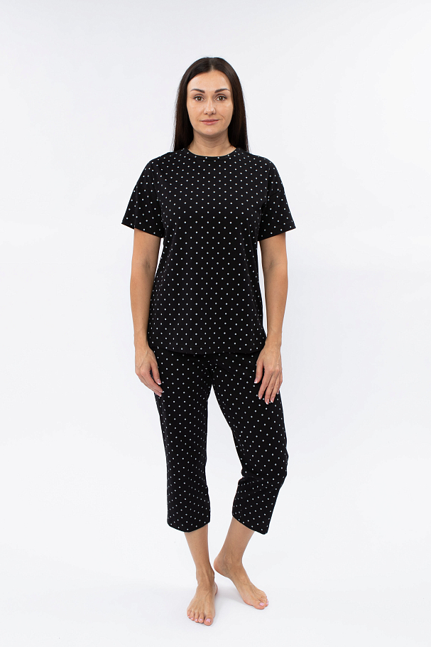 Пижама жен.(футболка,брюки пиж.укор.)